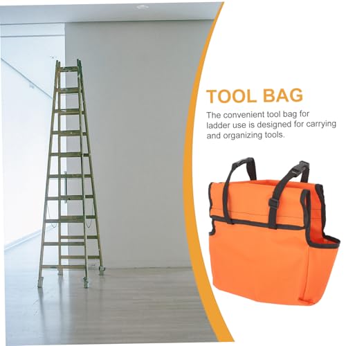 Collapsible Ladder Accessory Kit Large Capacity Tool Pouch for Ladder Easy-carry Storage Bag