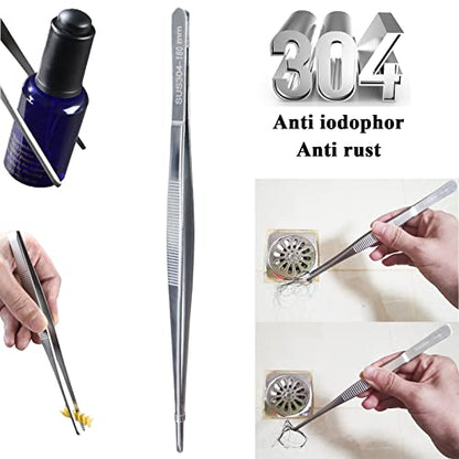 Broom and Dustpan Tweezers Tongs Cleaning Brushes Groove Gap Clean Tool Set 4 Pcs Kitchen Cleaning Brushes mini Kit Multipurpose Small Set for Home Door Window Track Tables Keyboards