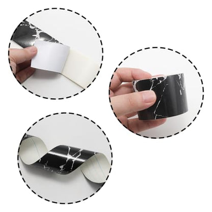 Lilaly 2 inches x 32 feet Wood Grain Repair Tape,Wood Grain Tape,Widely Used for Tables, Doors, Floor and DIY(Bai Yunlong) - color: Bai Yunlong