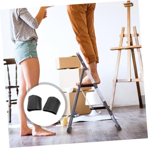 2pcs Non Slip Ladder Mats Stair Treads for Indoor Ladders Slip Pad Rubber Bumpers for Safety