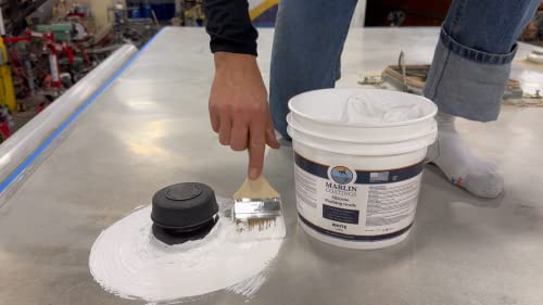 100% Silicone Roof Patch – Prevent and Repair Leaks – Complete Waterproofing – Easy Trowel or Brush Application…(1 Gallon, White) - color: White, size: 1 Gallon