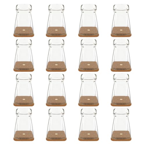 16-Piece Chair Leg Floor Protectors (0.6-0.8 Inch) - Felt Pads for Hardwood Floors, Reduce Noise and Prevent Scratches Fangs - size: fangS