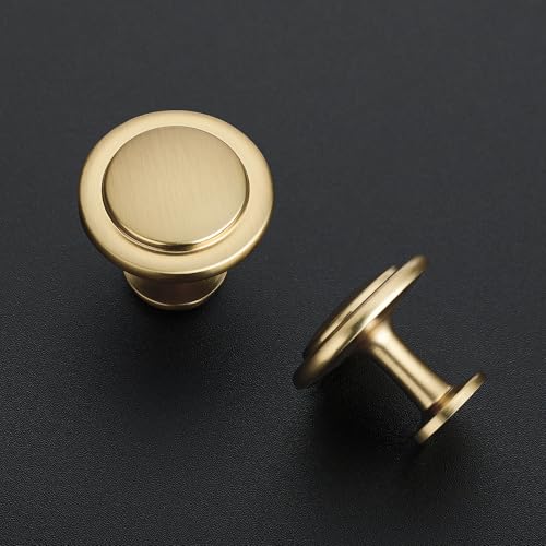 Ravinte 30 Pack Champagne Bronze Cabinet Pulls 1-1/4 inch Kitchen Cabinet Knobs Drawer Knobs Dresser Handles Drawer Pulls Door Dresser Handles - color: Champagne Bronze