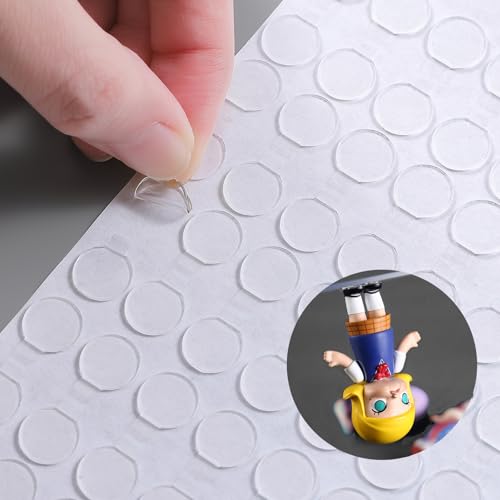 Adhesive Stick dots Two-Sided Sided Mounting Putty Stick Tack for Wall Hanging Crafts Balloons Festival Party Decorations,Clean Removable(0.4"*0.4"-100) - size: 0.4"*0.4"