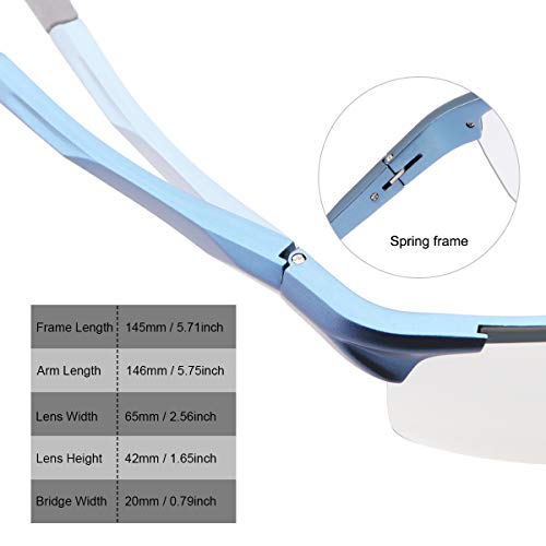 YIMI Men Photochromic Polarized Sports Sunglasses Cycling Fishing Driving Glasses UV Protection Eyeglasses Anti Glare Eyewear - color: 8177 Blue