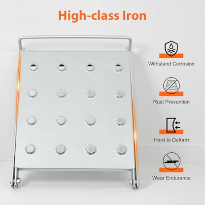 Ladder Platform, 330 LBS Heavy Duty Work Platform Anti-Slip Ladder Accessories for Stabilizer Ladder Work Stand Ladder Paint Tray Work Tray Attachment for Painters and Tools