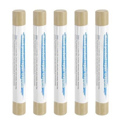 HARFINGTON 5pcs Wood Filler Sticks Wooden Wax Touch Up Furniture Repair Crayons for Scratch Hole Wood, Cedar Red - color: Cedar Red