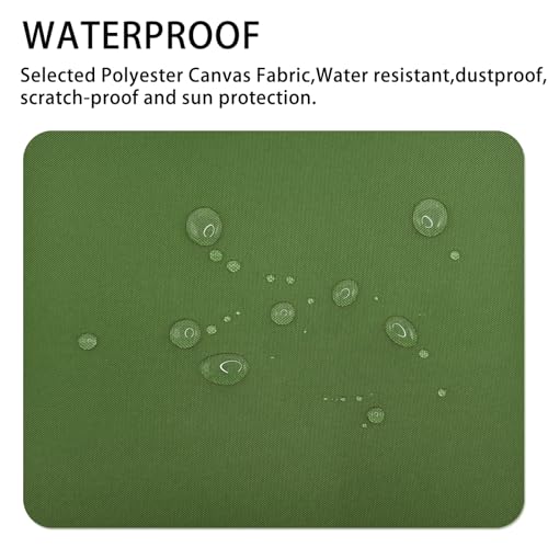 Gheeidau Canvas Repair Patch 9×11 Inch 3Pcs Waterproof Self-Adhesive Fabric Repair Patch for Tents,Boat Cover,Pop Up Canopy,Patio,Bags,Car Seats,Sofas,Furniture Cover(Army Green) - color: Army Green, size: 9"×11"×3PCS
