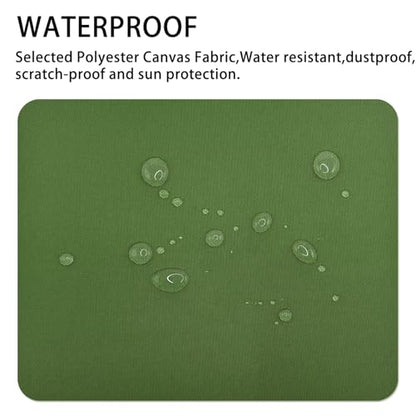 Gheeidau Canvas Repair Patch 9×11 Inch 3Pcs Waterproof Self-Adhesive Fabric Repair Patch for Tents,Boat Cover,Pop Up Canopy,Patio,Bags,Car Seats,Sofas,Furniture Cover(Army Green) - color: Army Green, size: 9"×11"×3PCS