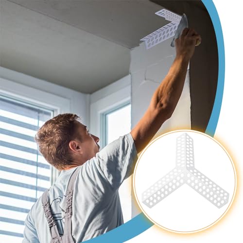 Pangda 24 Pcs 3 Way Corners for Drywall Drywall Anti Crack Reinforced Corner Bead for Inside Outside Wall Crack Repair Tool