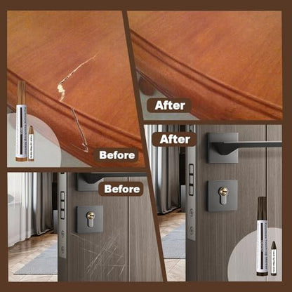 Repair Pen Wooden Furniture Floor Scratch Repair Markers and Wax Sticks Set of 21 for Stains, Scratches, Wood Floors, Tables, Desks, Carpenters, Bedposts, Touch Ups, and Cover Ups