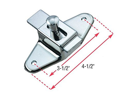 Harris Hardware TP5050 Slide Latch 3-1/2" Center to Center Die Cast