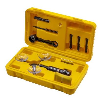 Rockpro Windshield Repair Kit – Auto Glass Crack & Rock Chip Fix Tool for Car Window – DIY Professional Resin System for Bullseyes, Stars, Combo Breaks – Fast & Easy Fix