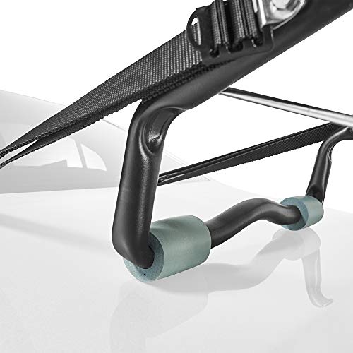 Allen Sports Deluxe 4-Bike Trunk Mount Rack, Model 104DB-R , Black - color: Red/ Black, size: 4-bike, style: Bike Rack