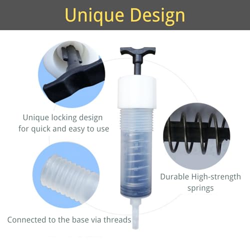 Concrete Foundation Crack Repair Kit, with Automatic Injector, High Performance, Filler for Wall Cracks, Stops Water Leaks & Radon Gas, Drill-Free, Quick-Setting Waterproof Sealing Solution