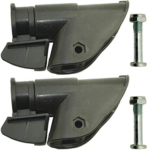 Latch Hinge Fixed Catch Lock and Release Handle Lever Replacement Repair Kit for Recliner Beach Lounge Chair Zero Gravity Foldable Reclining Camping Beach Chair，Fit 19mm Pipe - Easy to Install - 2/PK