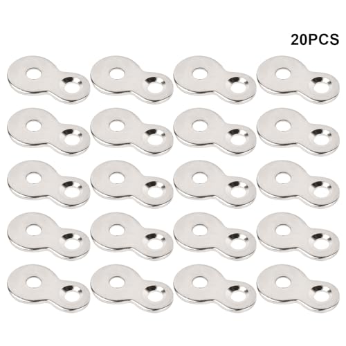 20Pcs Figure 8 Fastener,Iron Table Top Connector Desk Top Fasteners Clip,Heavy Duty Table Top Fasteners Hardware Desk Top Fastener,Easy to Install,for Wood Chair Table Top Repair