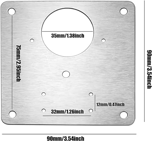 Cabinet Hinges Repair Plate,Stainless Steel Hinge Repair Brackets Kit,Kitchen Cupboard Door Hinge Repair Plate Kit Includes Fixing Screws,Protect Wooden Kitchen Cabinet Door,Furniture(4 PCS)… - size: 4 PCS