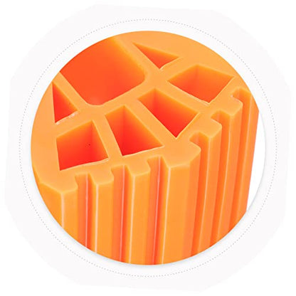 HOMSFOU 2pcs Rubber Ladder Leg Pads Slip Mats for Stair Tread Stair Grips Non-Slip for Bathroom Decor Accessories
