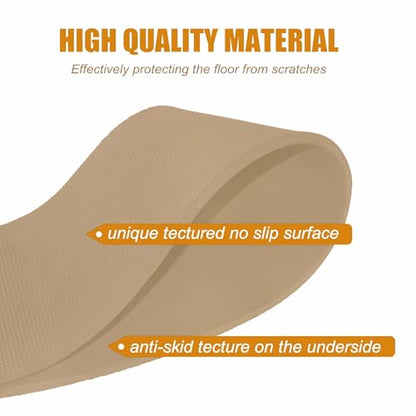 Recliner Pads for Hardwood Floors Non Skid Furniture Gripper Pad Floor Rubber Mat Anti Slide Furniture Pad Hardwood Floor Protector Swivel Chairs Recliner Mats Non Slip Recliner Grippers(Camel) - size: Sq-Camel-30"x30"