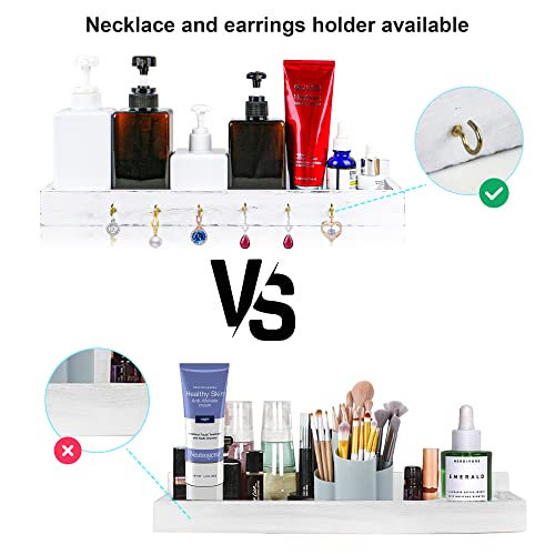 Hair Tool Organizer,Wall Mounted Hair Dryer and Styling tool Holder,Blow Dryer Holder,Organizer for Hot Tools, Curling Iron,Hair Straightener(White)