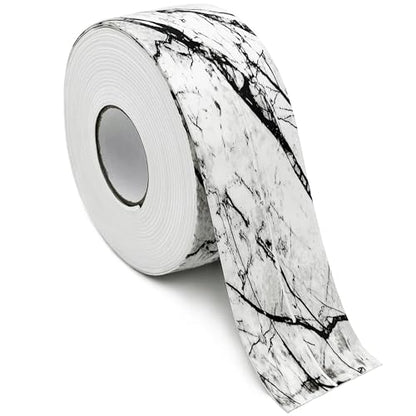 UIOCSSC Caulk Tape Strip, 1.5" x 10.5Ft Self Adhesive Bath & Kitchen Sealant Strip, PVC Waterproof Sealing Tape for Bathtub Toilet Bathroom Shower Kitchen Sink - color: Marble