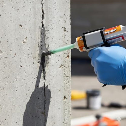 All-in-One Concrete Repair Adhesive – Professional Strength Crack & Damage Repair for Concrete, Masonry & Stone, 50ml (35, Seconds)