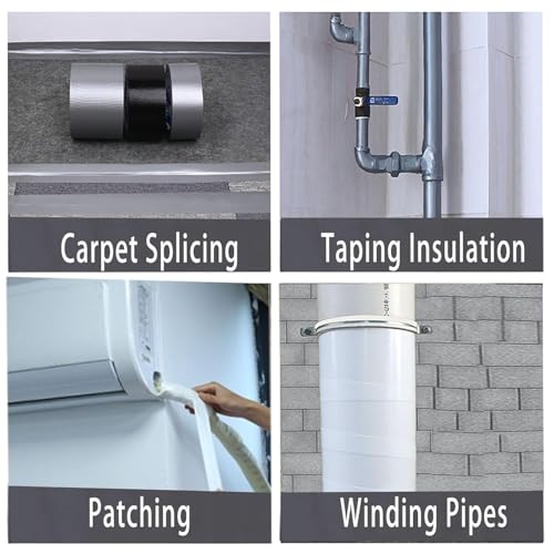 3Pack Duct Tape Heavy Duty Single Sided, Strong Adhesive High Strength, Waterproof Mesh Tape for Indoor Outdoor Repairing Sealing Bonding, Easy Use Hand Tearable, 3.15 Inch x 33 Feet, White - size: 3 Pack x 3.15″ x 33 FT