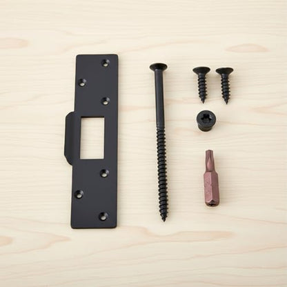 7" Deadbolt Strike Plate Extra Long Door Strike Plate Heavy Duty Version Security Latch Strikes Oversized Striker to Repair Damaged Worn Frame/Slot/Jamb Door Backplate Large Hole to Fix Latch Sticking