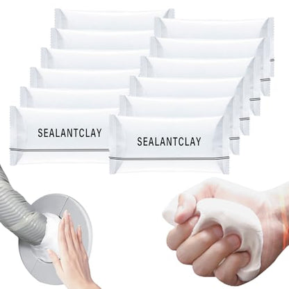 Waterproof Sealant Putty, Quick Repair Mending Clay for Pipe, Wall Hole & AC Opening, Strong Sealing Mud for Leak Proof Fix (12) - color: 12
