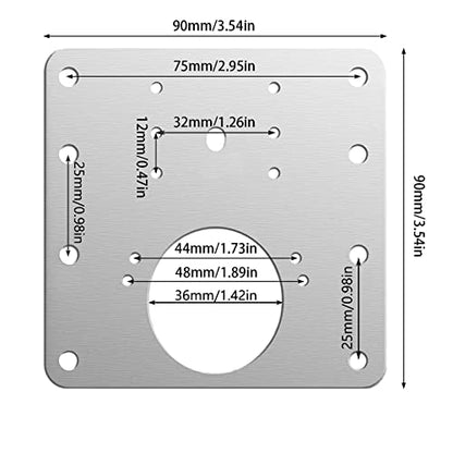 12 Pcs Hinge Repair Plate, Stainless Steel Cabinet Hinge Repair Plate Kit Hinge Repair Brackets with Screws and Mounting Tools for Protecting Wooden Kitchen Cabinet Doors Window
