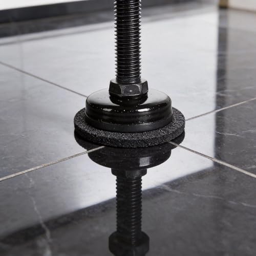 Heavy Duty Leveling Feet Furniture Legs 4 Pack, Sturdy Adjustable Furniture Levelers for Table, Workbench, Cabinet, Wardrobe, Non-Slip & Rustproof Support with Floor Protection
