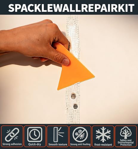 Drywall Repair Kit 250g Wall Repair Paste Spackle Wall Repair Kit Wall Mending Agent for Holes & Cracks Fast Wall Hole Repair