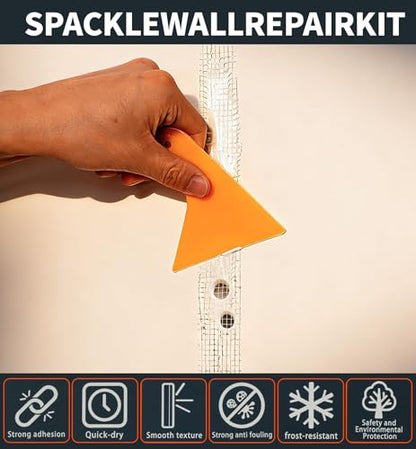 Drywall Repair Kit 250g Wall Repair Paste Spackle Wall Repair Kit Wall Mending Agent for Holes & Cracks Fast Wall Hole Repair