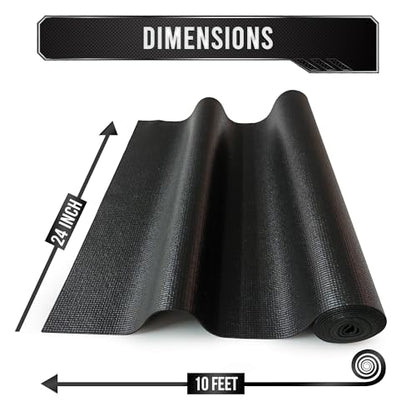 Precision Defined Professional Grade Tool Box Liner, 10 ft x 24", Black | Tool Box Drawer Liner, Shelf Liner Non Slip Mat, Thick Cabinet Shelf Liner, Toolbox Drawer Liner - size: 10 Ft X 24"