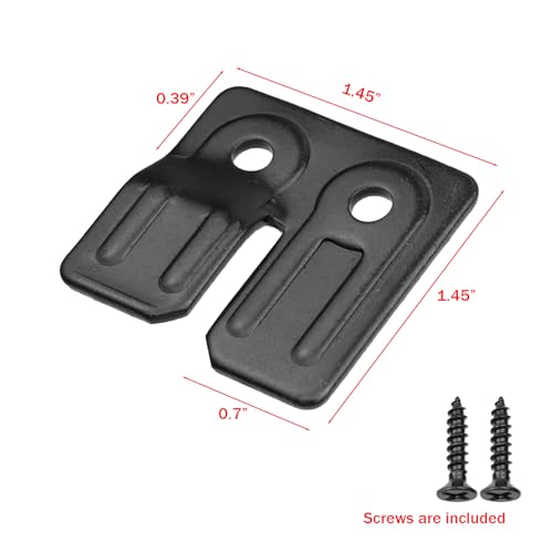 Table Leaf Hardware 30Pcs, Dual Buckle Horizontal Leveling Straps with Screws for Furniture, Chairs, Cabinets and Dining Table Expansion, Iron with Zinc Plating