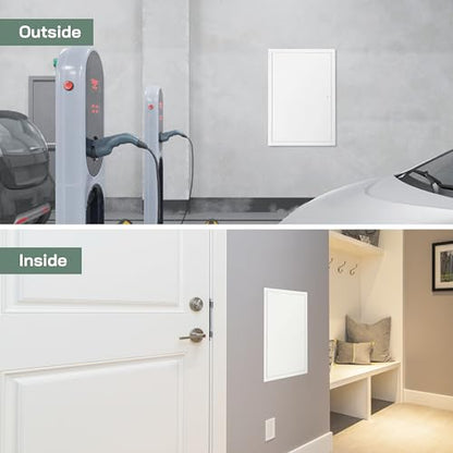 Vent Systems Access Panel for Drywall 16 x 24 Inch - Wall Hole Cover Plate - Metal Access Door with Handle - Plumbing Access Panel for Drywall - Service Shaft Crawl Space Door - Wall Access Panel - size: 16" x 24"