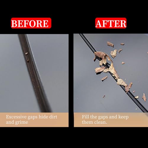 Car Sunroof Rubber Seal Strip Windshield Seal Strip Wind Noise Reduction Kit Anti-Dust Skylight Sealing Strip for Tesla Model Y with Installation Tool (for Model Y) - style: For Model Y