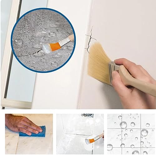 Transparent Waterproof Coating Agent, 100 Grams Super Strong Waterproof Anti-Leakage Agent, Invisible Waterproof Agent Transparent Leakage Protection Glue Repairing Leak Waterproof Adhesive (A) - color: A_100G