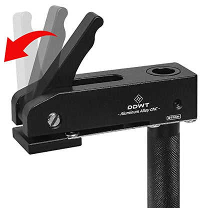 Bench Dog Clamp 3/4 Inch (19mm) Dog Hole Hold Down Clamp Aluminum Alloy for Woodworking MFT Table Workbench (2 Pack)