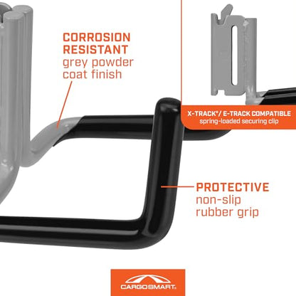 Dual Arm Tool Hook - Grey Powder Coat 1 Pk - style: Dual Arm Tool Hook
