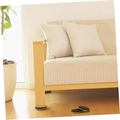 DOITOOL 16 Pcs Heavy-Duty Furniture Sliders with Pads Furniture Leg Glide Protectors for Wood Floors Easy Moving for Sofas Beds Cabinets