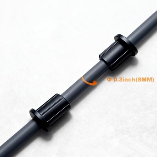 FANRTE 1/2" Wall Hole Cable Feed Through Bushing Grommet for Various Cables (Coax/Network/CCTV) Less Than 8 mm, 2 Pack - style: 1/2 inch wall hole for Coax Cable