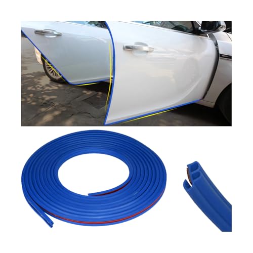 Osilly Car Door Rubber Seal Strip, 32.8Ft Self Adhesive Weather Stripping Automotive Edge Trim, Weatherstrip Soundproof Vehicle Tailgate Window Sealing Cover, Universal for SUV RV Truck (Blue) - color: Blue, size: 32.8Ft