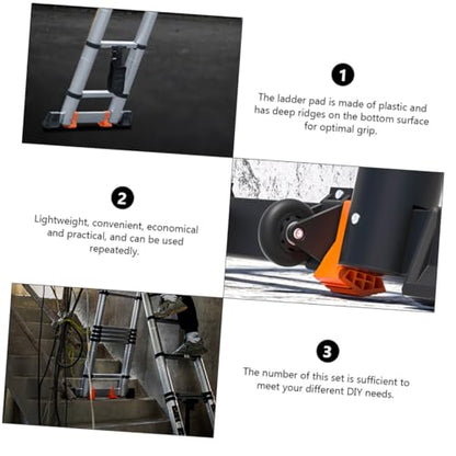 Artibetter 6pcs Practical Ladder Foot Cushion Non-Skid Stair Runner Mats Useful Non-Slip Foot Pad