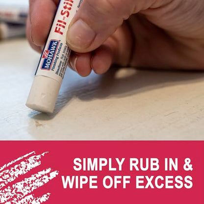 Mohawk Fil-Stik Wax Putty Stick for Wood Repair, White III M230-0294, 1 Count - color: White III