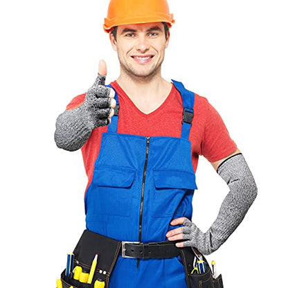 Sintege Anti Cut Protective Sleeves Arm Sleeves Safety Cut Resistant Gloves