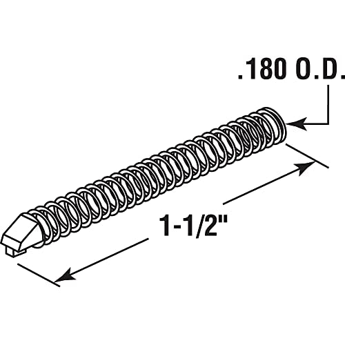 Prime-Line PL 14893 Slide Bolt Spring with Dog (20 Pack)