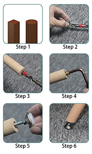 HUAYY Furniture Levelers Swivel Feet,Angle Height Adjustable(5/16-18 Nut Inserts Kits-4 Sets),Heavy Duty Leveling Legs for Table Chairs Cabinets Sofa,with High-Density Self-Adhesive Felt Pads - size: 5/16-18 Kits-4 Sets