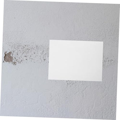 Housoutil 12pcs Wall Panel Repair Stickers Skirting for Mobile Home Exterior Self-Adhesive Patch Siding Patches for Wall Drywall Repair Blemishes Tools Siding Tools Waterproof Vinyl White